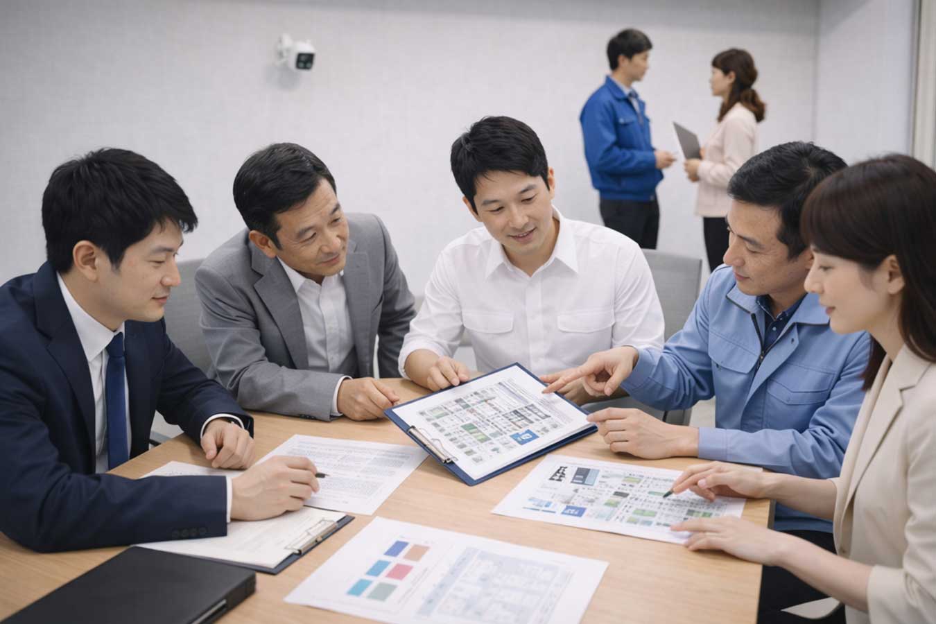 企業連携・ネットワーク感が伝わる画像